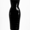 Octuple belted leather dress