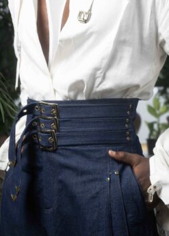 Gilded Linen Shirt – Udiahgebi 29 collection (view 2)